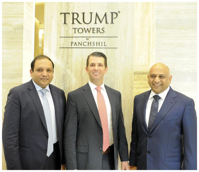 Donald Trump Jr. at the launch of Tower B in Trump Towers, Pune